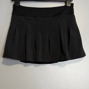 Athleta Black Get Goin Pleated Skort Tennis Golf